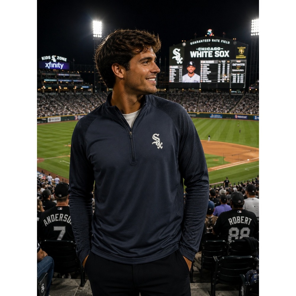 Levelwear Chicago White Sox 1/4 Zip Pullover Large NWT MSRP $99.99